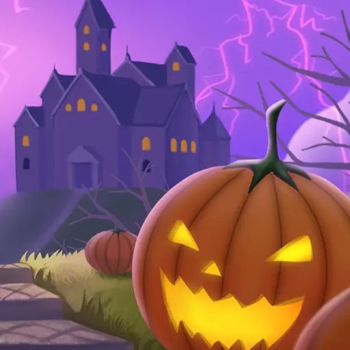 Halloween Town Game Logo